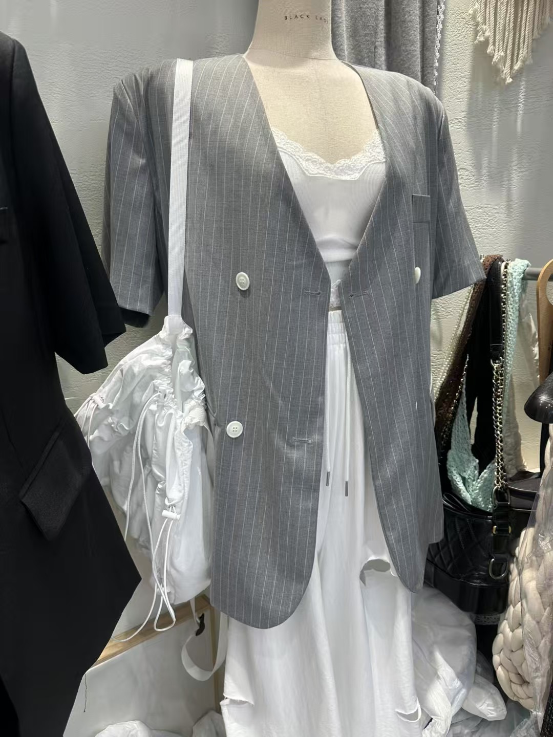 BLACK LADY東大門㊣代購女裝新款時尚推薦人氣熱賣職業夾克BLACK LADY夾克