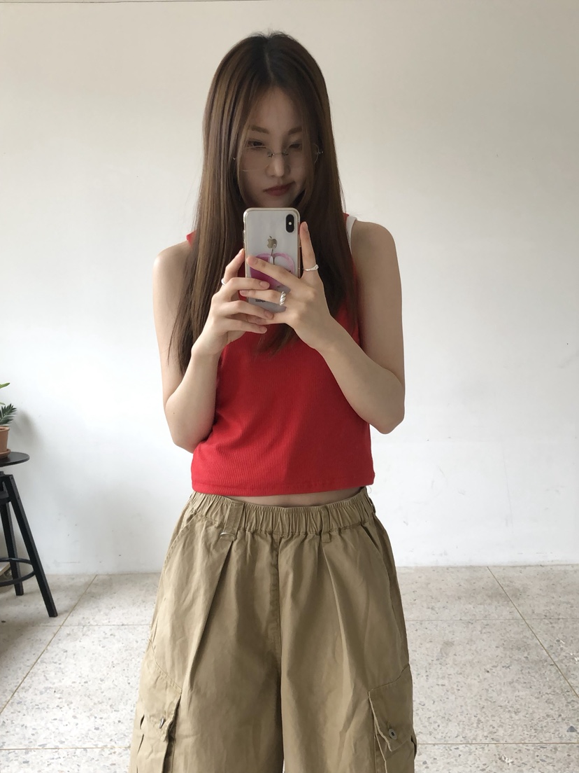 EOMPIT韓國直郵㊣女裝新款休閑時尚真品推薦25春夏吊帶背心EOMPIT吊帶/背心
