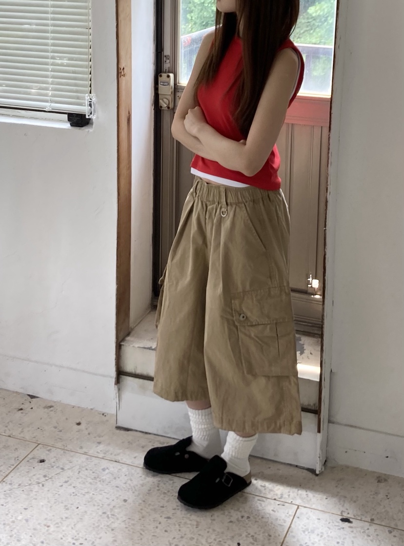 EOMPIT韓國直郵㊣女裝新款休閑時尚真品推薦25春夏吊帶背心EOMPIT吊帶/背心