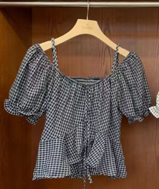 ATTIC韓國代購㊣女士新品熱賣時尚真品人氣25春夏襯衫蕾絲衫ATTIC襯衫/蕾絲衫