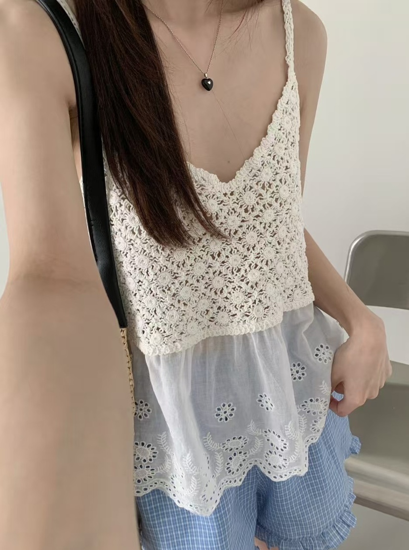 OLA東大門㊣實拍女裝新款職業25春夏真品休閑熱賣時尚吊帶背心mellor/OLA吊帶/背心