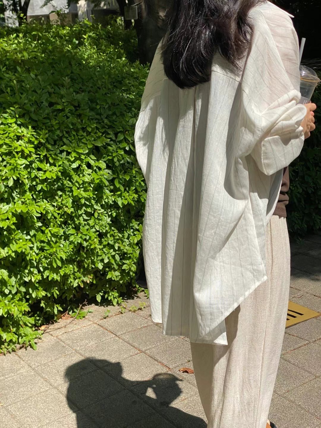 1mm韓國直郵㊣女士新款時尚職業推薦熱賣25春夏人氣襯衫蕾絲衫1mm襯衫/蕾絲衫