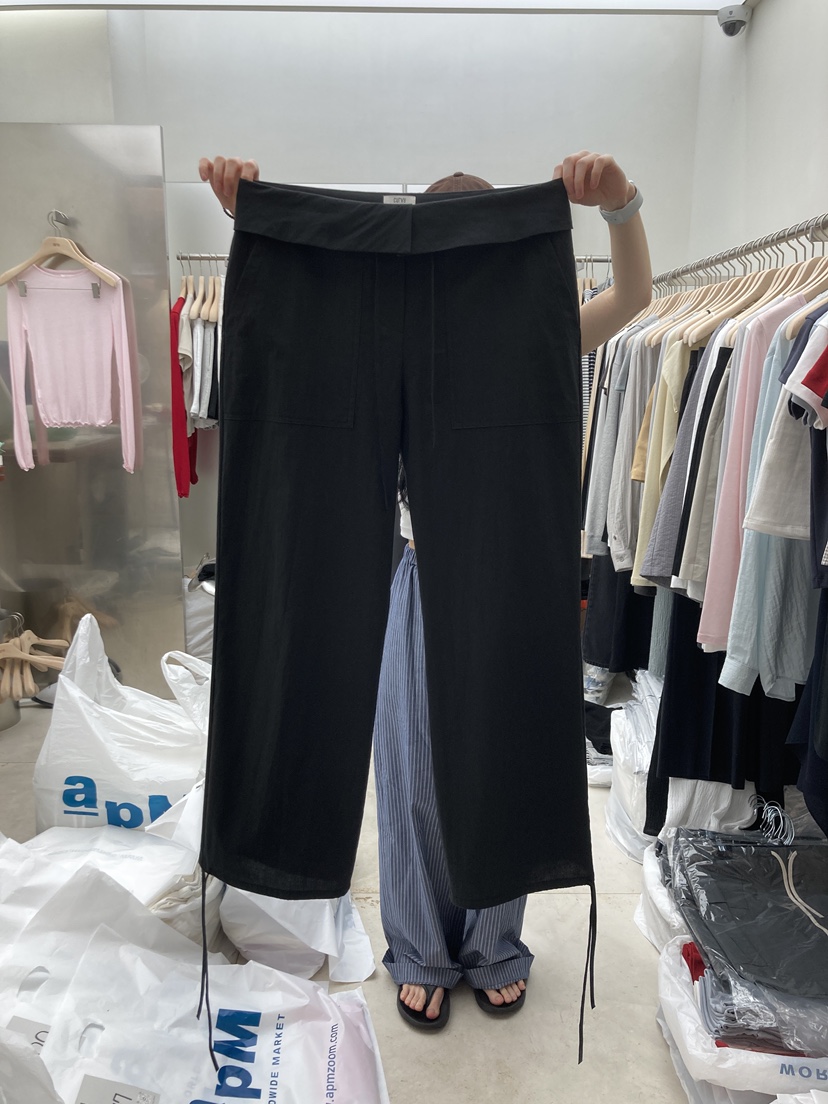 CURVY東大門㊣實拍女裝新品職業休閑25春夏人氣時尚推薦休閑褲CURVY休閑褲圖色2