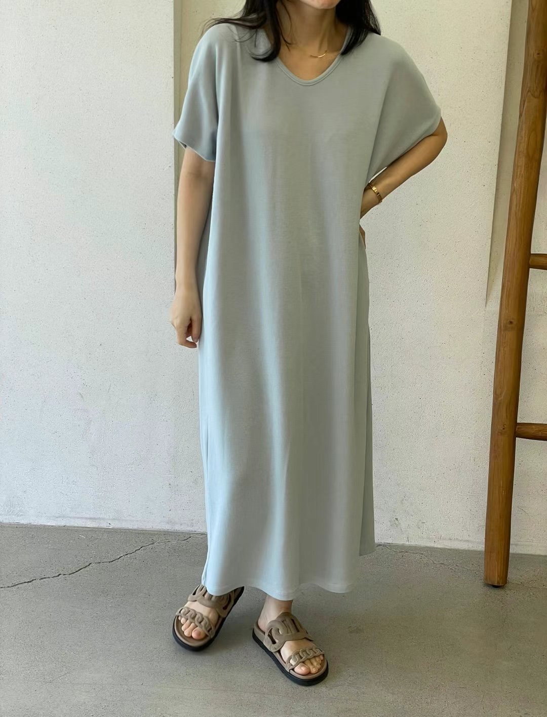 1mm東大門㊣實拍女士新款職業25春夏熱賣人氣推薦時尚連衣裙1mm連衣裙圖色2