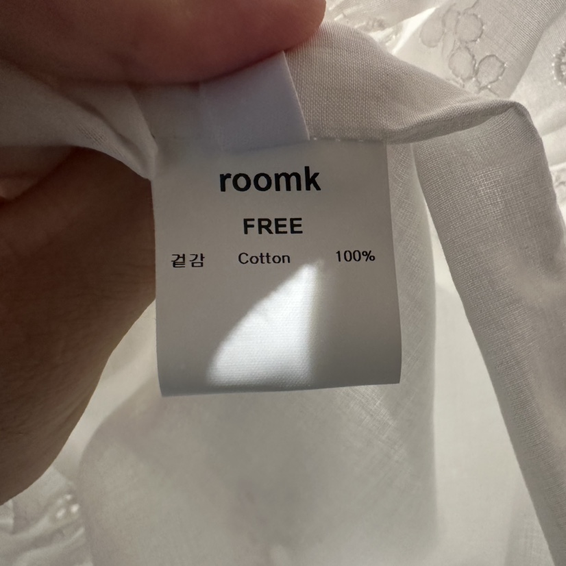 ROOM K-P韓國代購㊣女裝新款熱賣25春夏休閑真品短裙刺繡ROOM K短裙