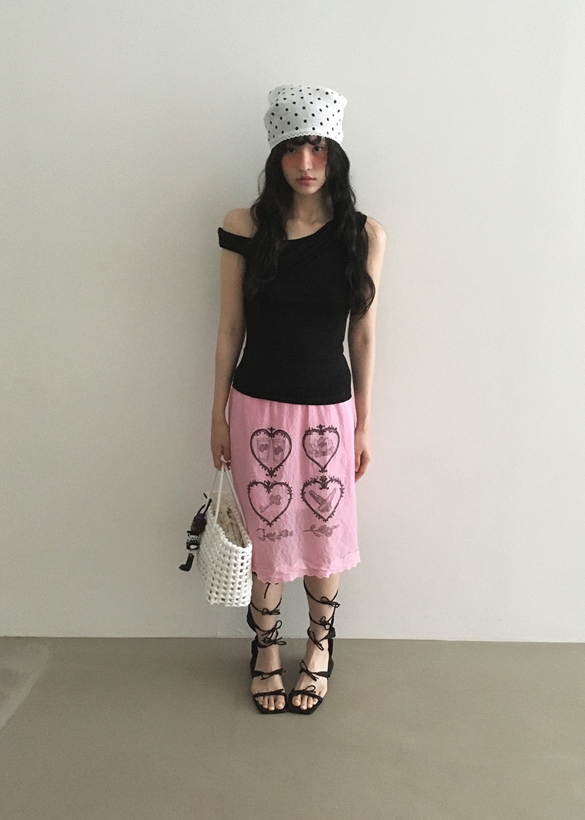 CLODE韓國直郵㊣女裝新品推薦人氣真品時尚半身裙中短裙透明CLODE半身裙/中短裙