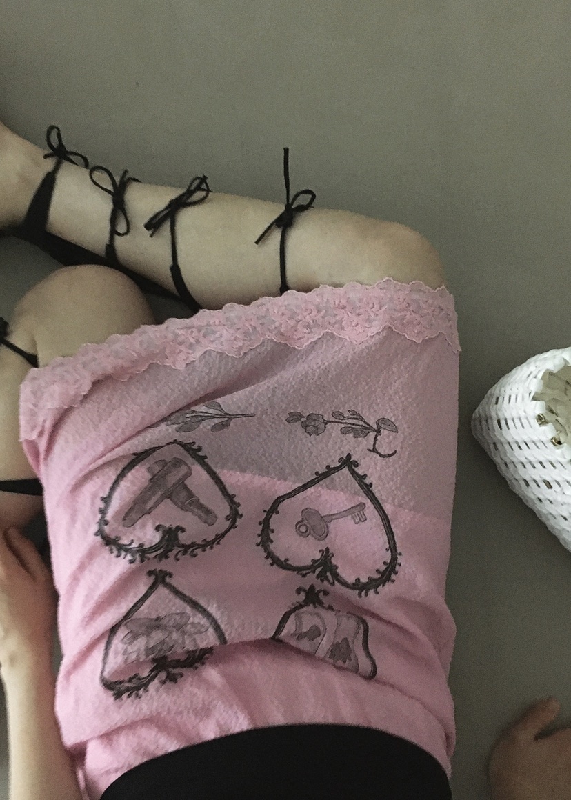 CLODE韓國直郵㊣女裝新品推薦人氣真品時尚半身裙中短裙透明CLODE半身裙/中短裙