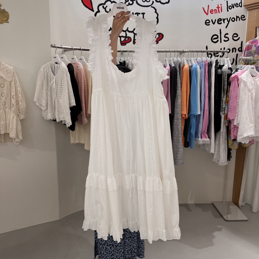 VENTI韓國代購㊣女士新款熱賣職業真品推薦時尚25春夏連衣裙VENTI連衣裙