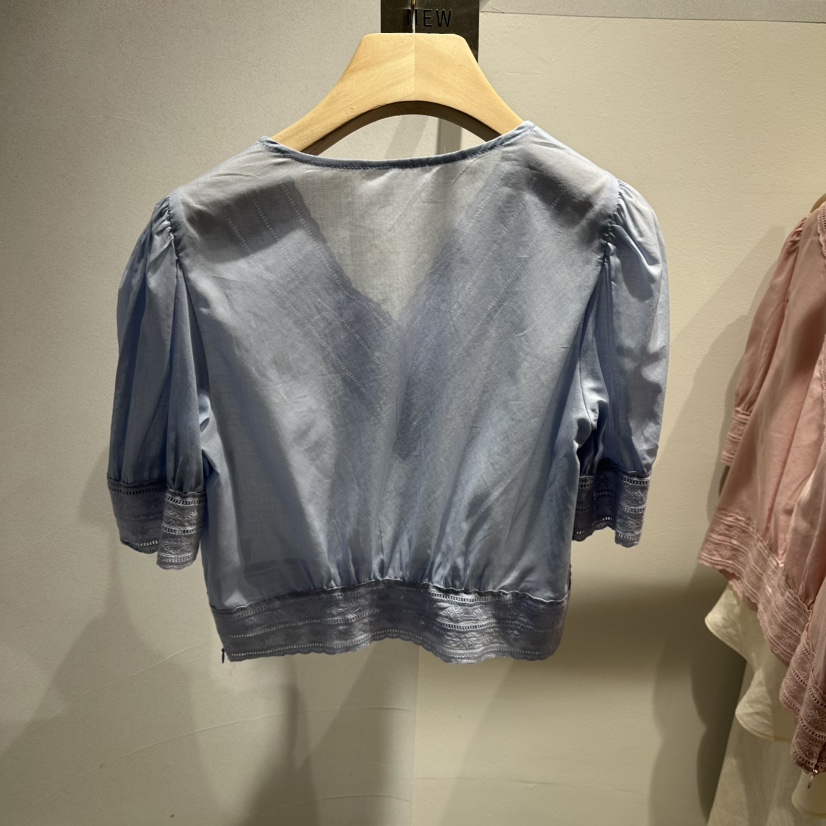 ROOM K-P東大門㊣代購女士新品人氣休閑熱賣襯衫蕾絲衫蕾絲ROOM K襯衫/蕾絲衫