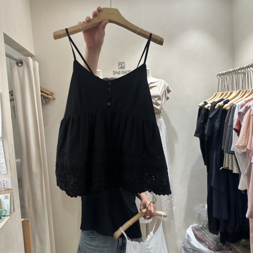 2ND GATE東大門㊣直郵女士新品熱賣真品推薦休閑時尚吊帶背心2ND GATE吊帶/背心圖色2