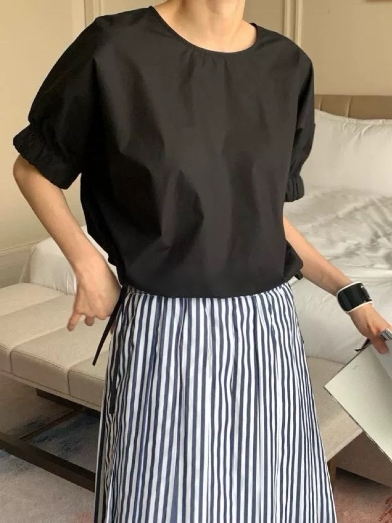 PRIVIE東大門㊣實拍女士新品25春夏真品時尚休閑襯衫蕾絲衫PRIVIE襯衫/蕾絲衫圖色3