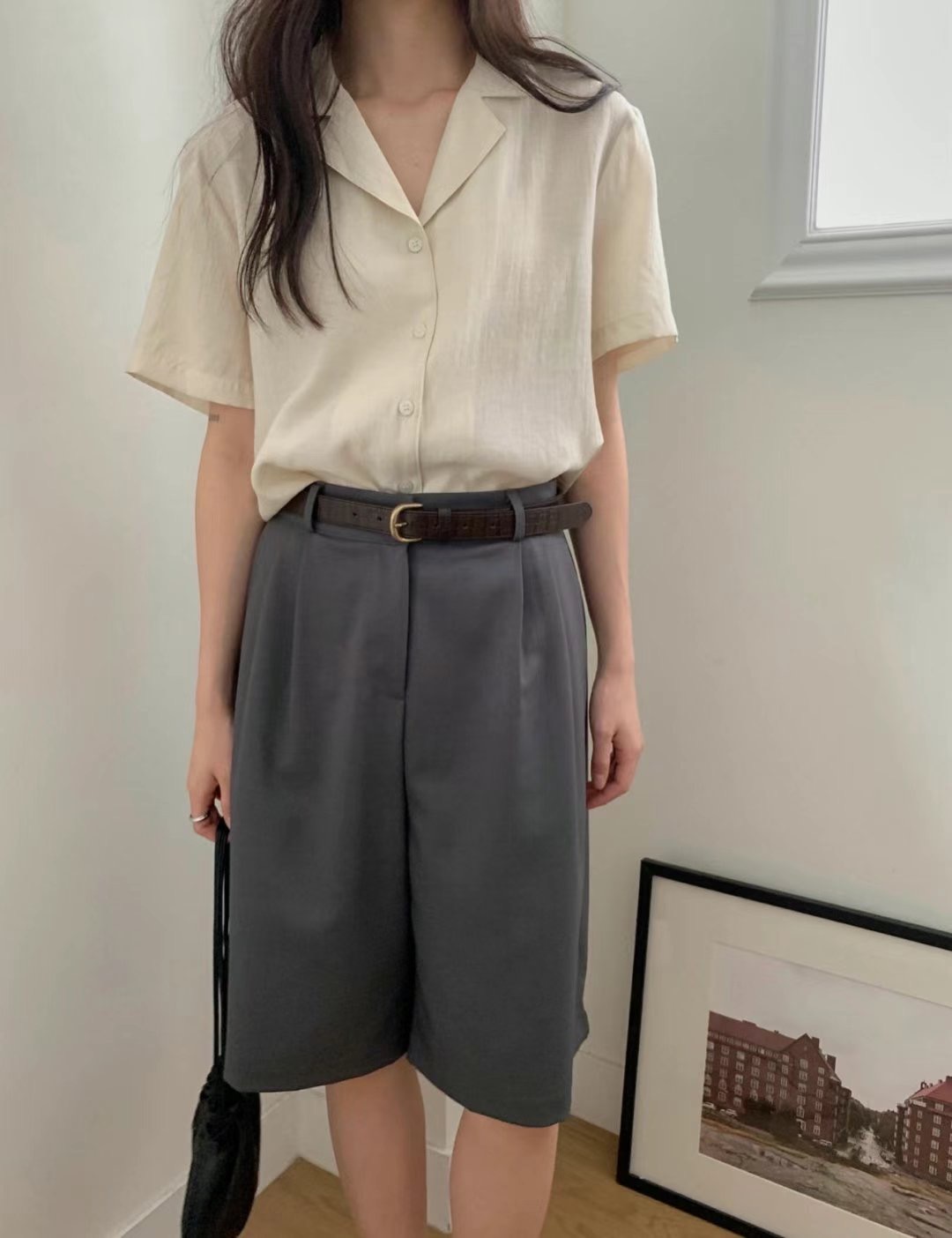 LIBRE東大門㊣直郵女裝新款真品熱賣人氣時尚推薦襯衫蕾絲衫HAY KNOCK襯衫/蕾絲衫