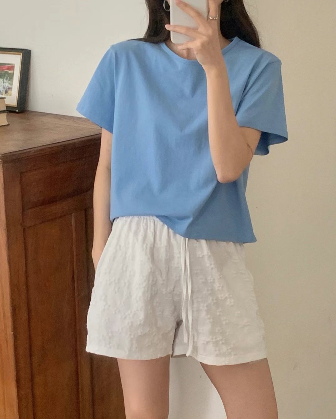LIBRE韓國代購㊣女裝新款時尚真品職業熱賣人氣推薦休閑T恤HAY KNOCKT恤圖色2