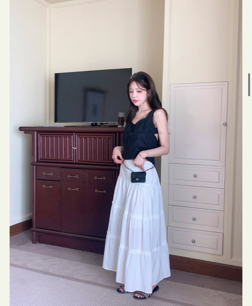 REMEMBER韓國代購㊣女士新品職業人氣推薦真品25春夏吊帶背心DENALL吊帶/背心