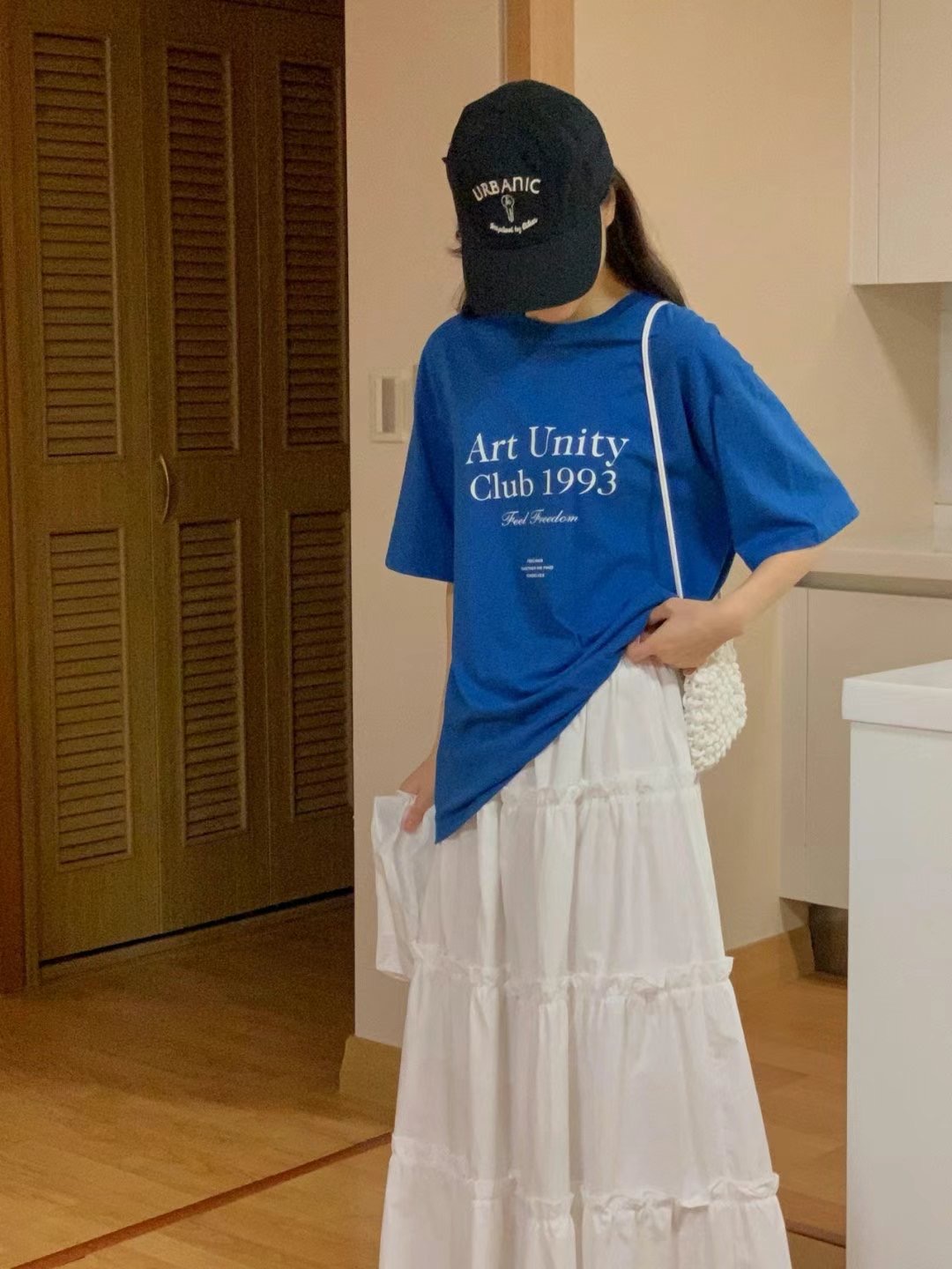 LIBRE東大門㊣直郵女裝新款時尚真品休閑職業熱賣人氣推薦T恤HAY KNOCKT恤圖色3