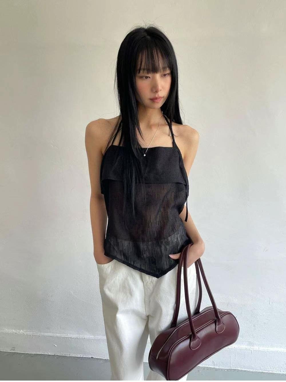 AWESOME-TB1韓國直郵㊣女裝新品休閑真品人氣推薦吊帶背心AWESOME-TB1吊帶/背心