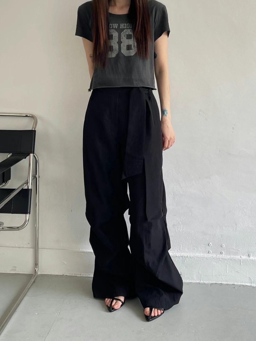 AWESOME-TB1韓國代購㊣女士新款人氣25春夏休閑熱賣時尚T恤AWESOME-TB1T恤