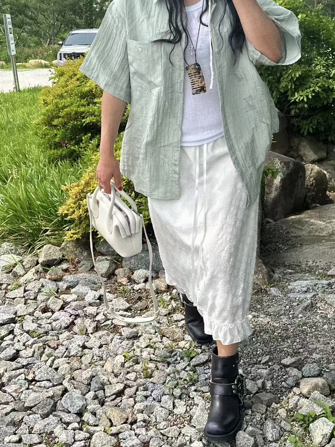 APPEAR東大門㊣代購女裝新款職業推薦時尚25春夏襯衫蕾絲衫APPEAR襯衫/蕾絲衫