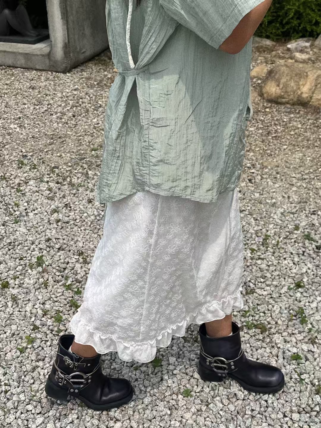 APPEAR東大門㊣代購女裝新款休閑真品25春夏推薦熱賣職業長裙APPEAR長裙