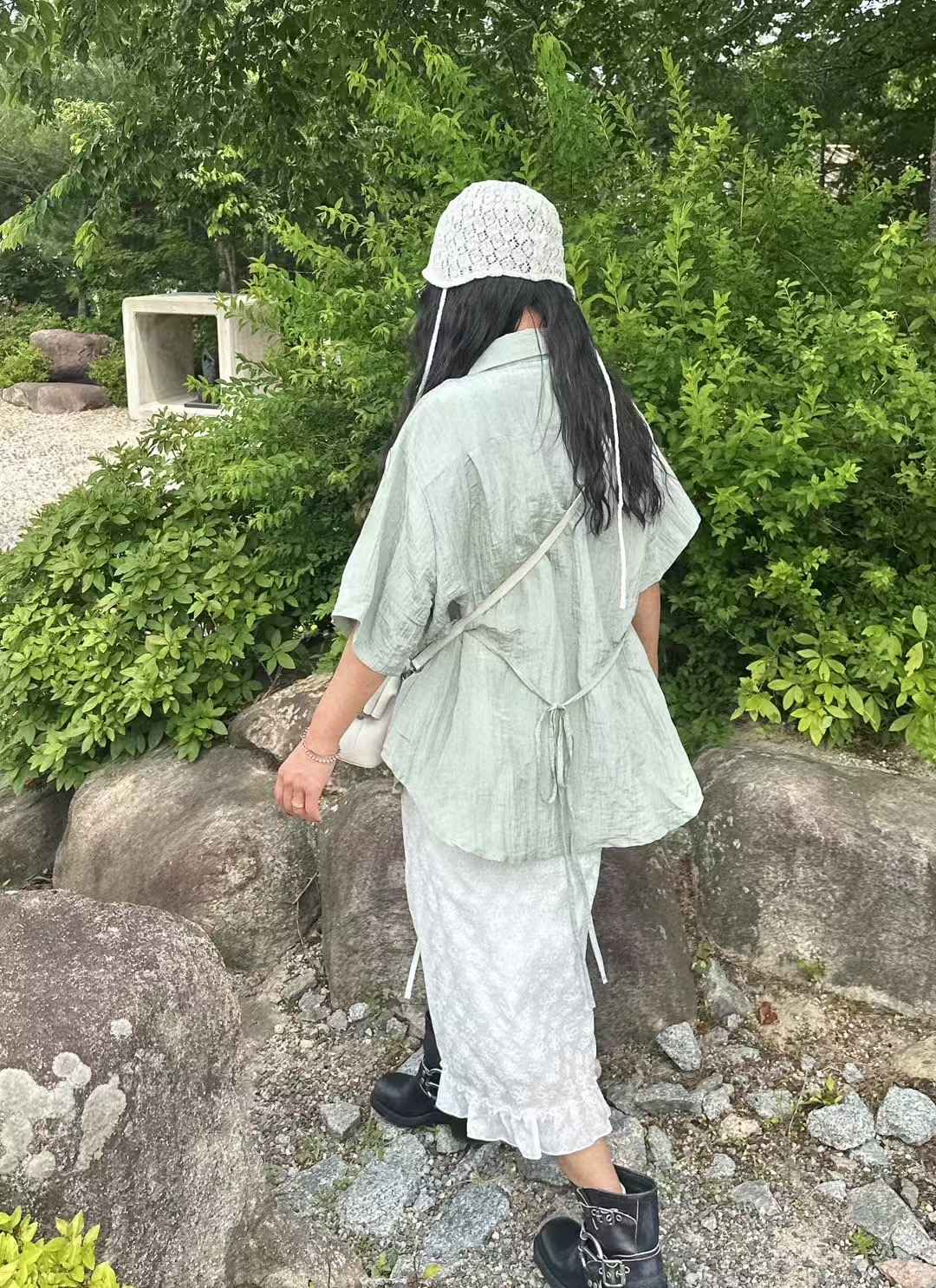 APPEAR東大門㊣代購女裝新款休閑真品25春夏推薦熱賣職業長裙APPEAR長裙