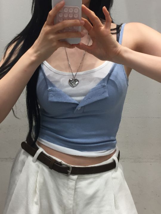 mars東大門㊣直郵女士新款人氣真品25春夏熱賣時尚吊帶背心mars吊帶/背心
