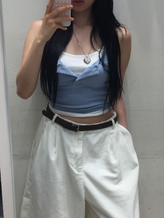 mars東大門㊣直郵女士新款人氣真品25春夏熱賣時尚吊帶背心mars吊帶/背心