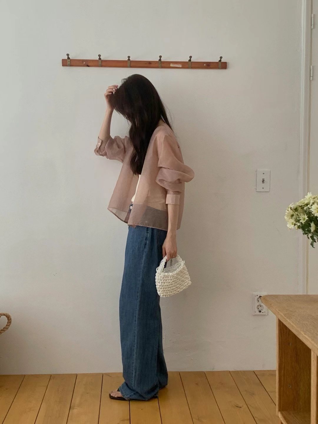 LIBRE東大門㊣直郵女士新款熱賣人氣推薦25春夏真品襯衫蕾絲衫HAY KNOCK襯衫/蕾絲衫