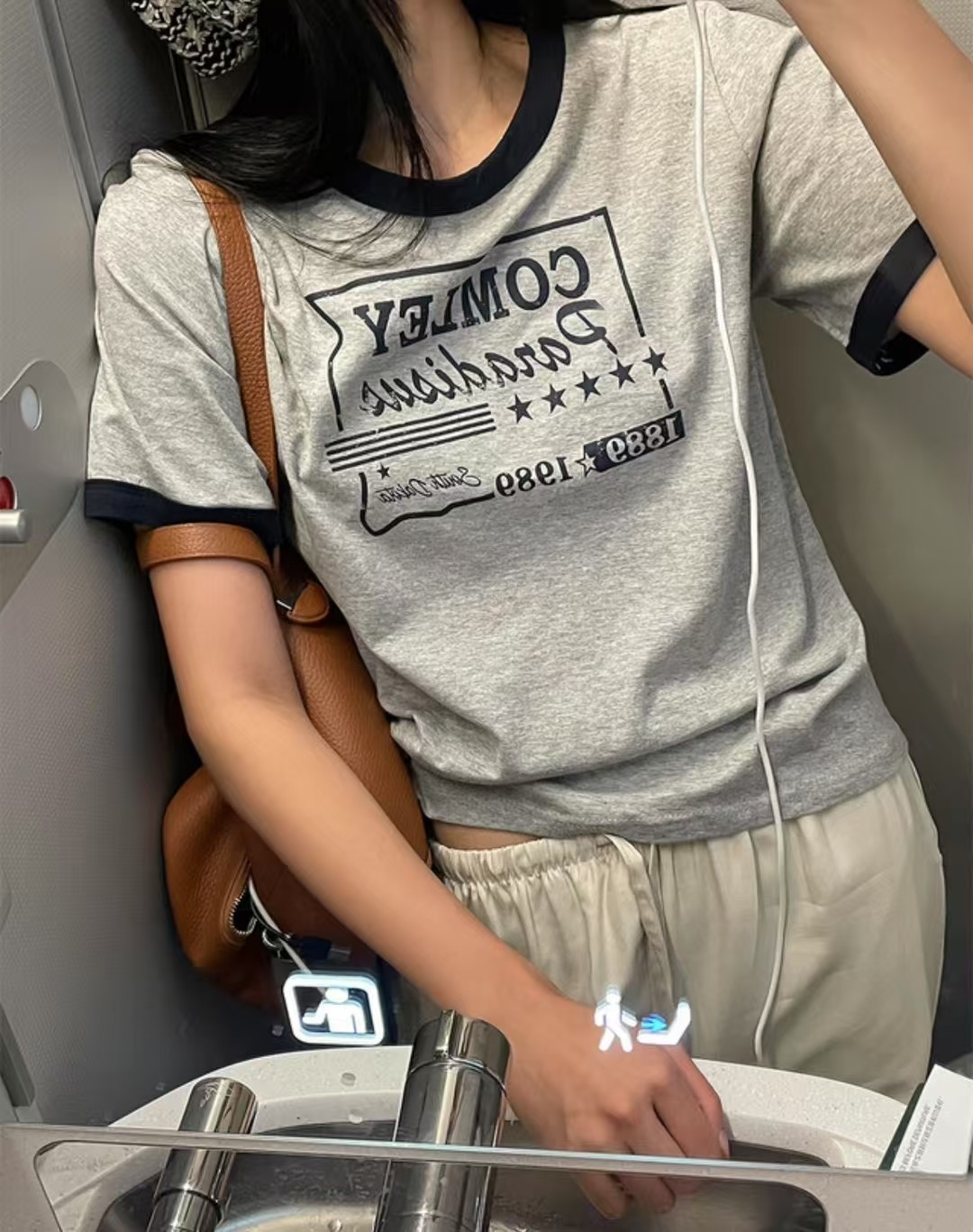 APPEAR東大門㊣實拍女士新款休閑職業人氣推薦時尚真品熱賣T恤APPEART恤圖色2