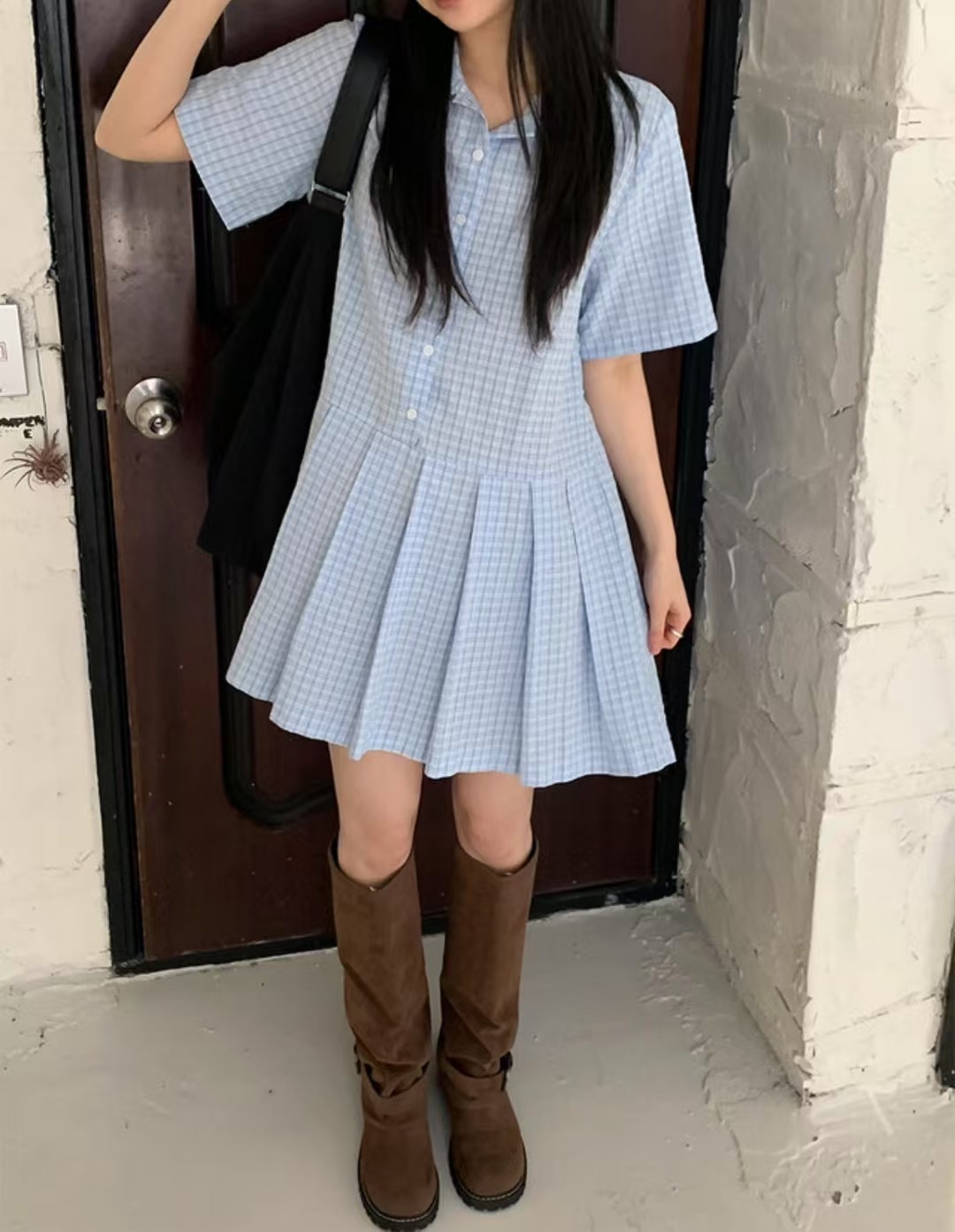 APPEAR東大門㊣實拍女士新品25春夏推薦人氣職業真品連衣裙APPEAR連衣裙