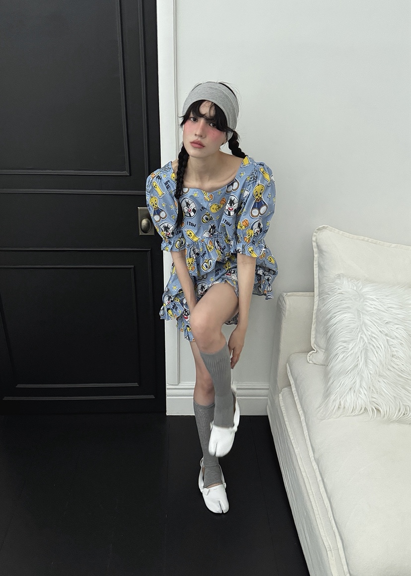 OURWAVE/OUR ROOM東大門㊣直郵女裝新品休閑推薦睡衣兩件套Our Wave/Our Room睡衣