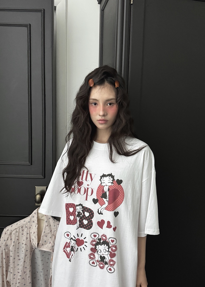 OURWAVE/OUR ROOM東大門㊣實拍女裝新品休閑職業25春夏T恤Our Wave/Our RoomT恤