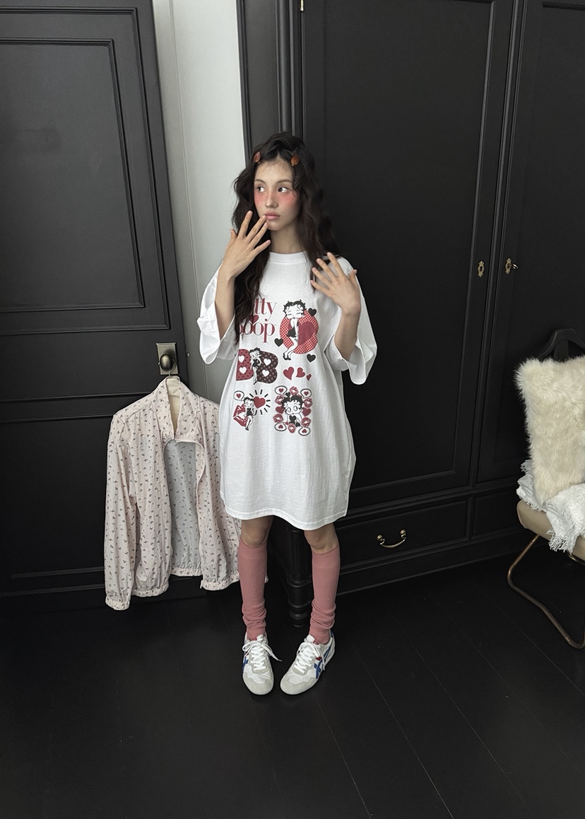 OURWAVE/OUR ROOM東大門㊣實拍女裝新品休閑職業25春夏T恤Our Wave/Our RoomT恤