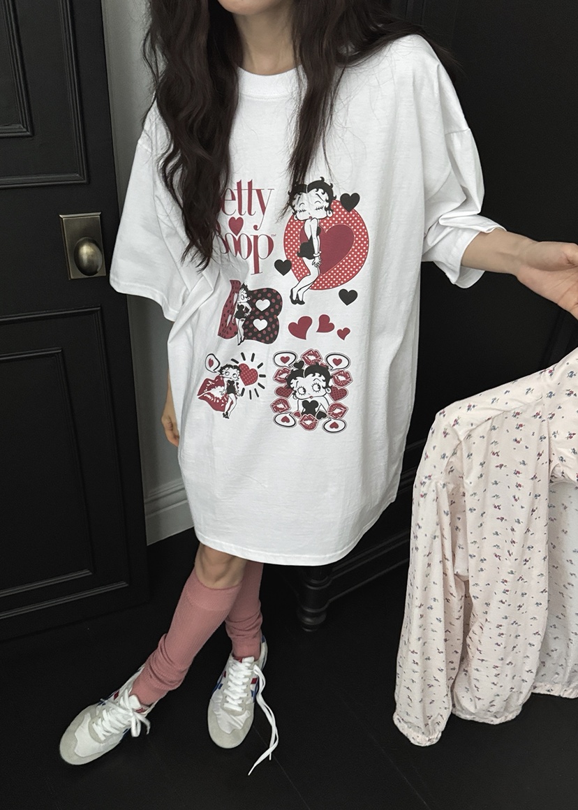 OURWAVE/OUR ROOM東大門㊣實拍女裝新品休閑職業25春夏T恤Our Wave/Our RoomT恤