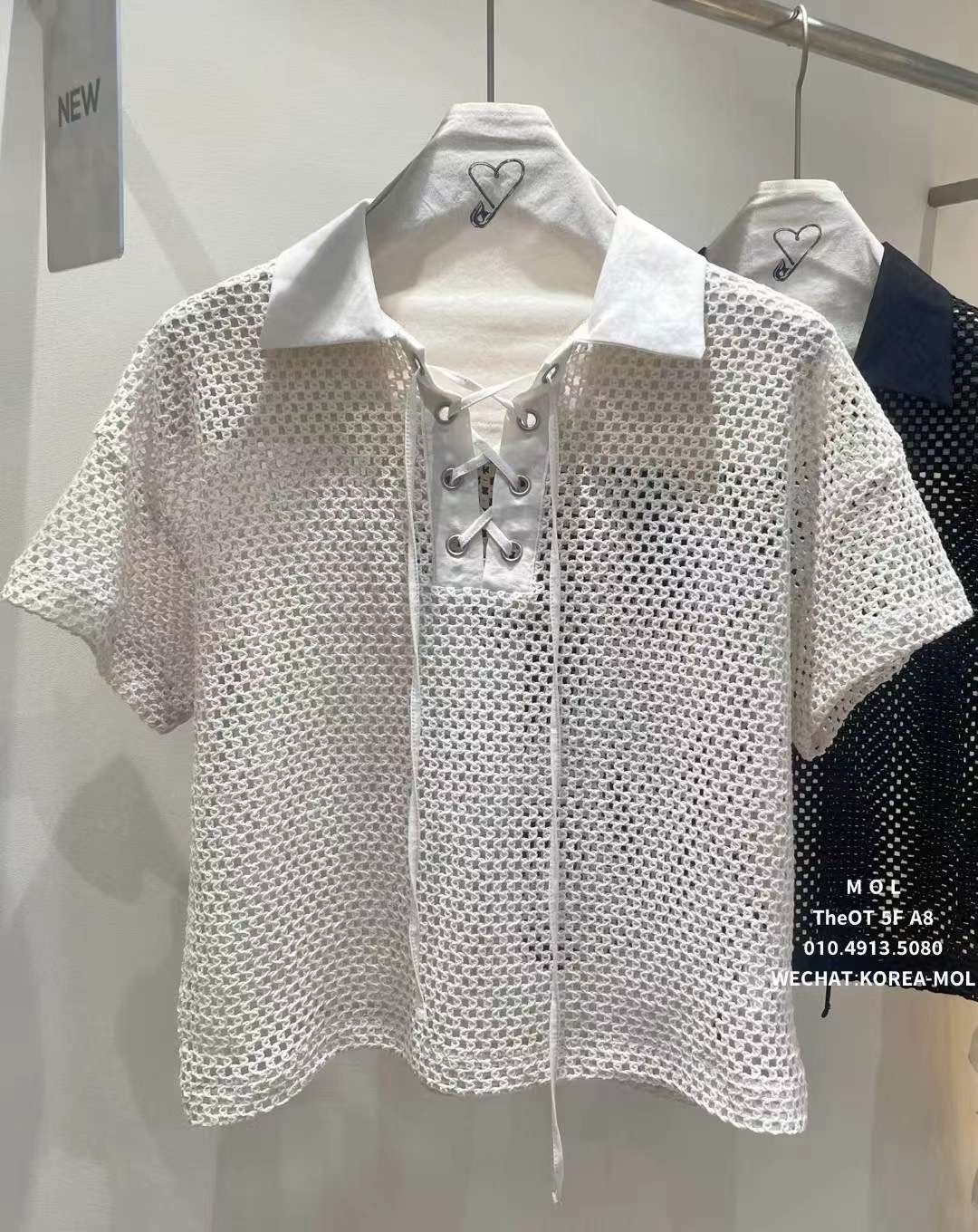 MOL東大門㊣實拍女裝新品真品職業人氣25春夏休閑時尚針織衫MOL針織衫圖色1