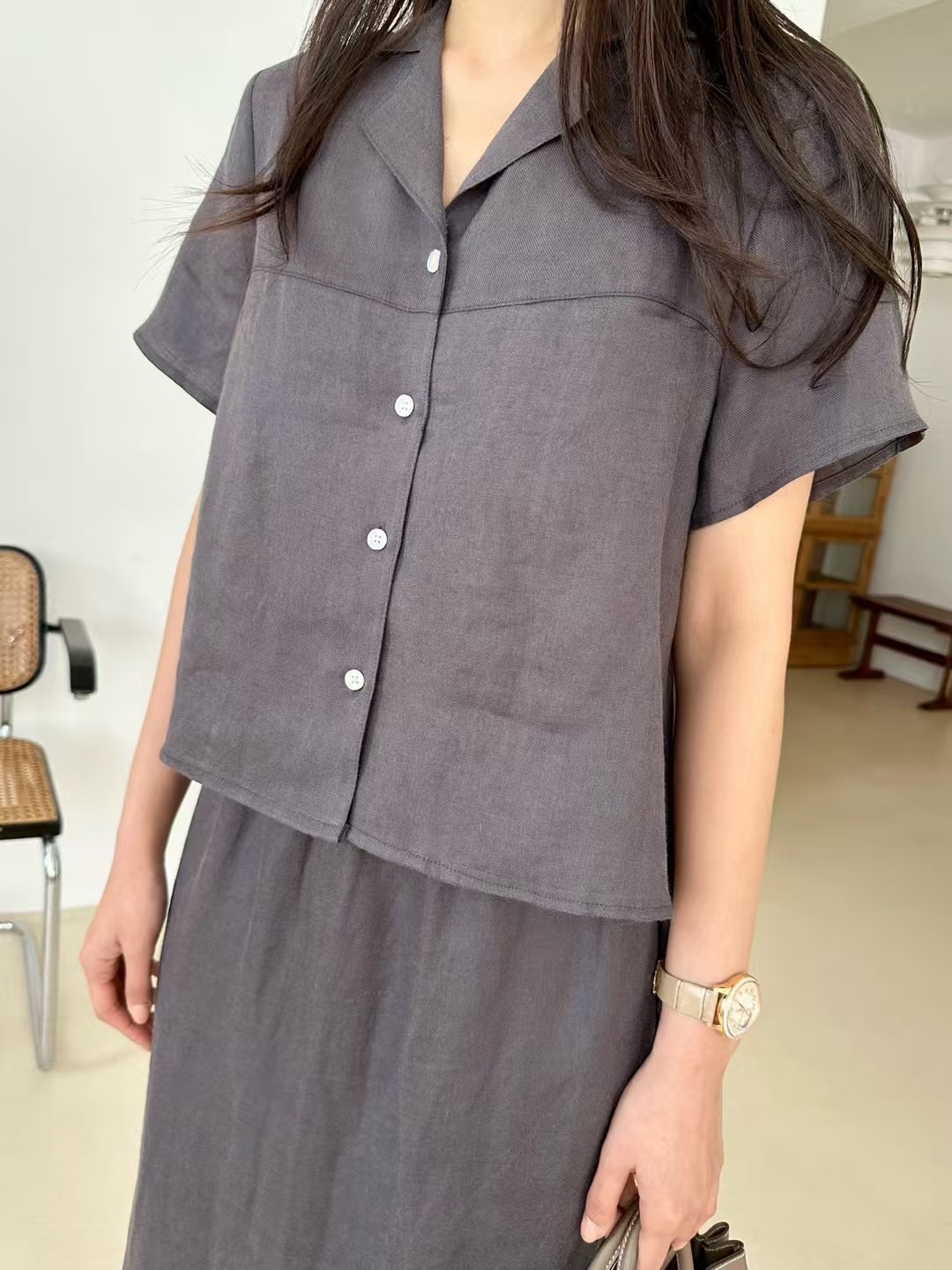 KIND-카인드-OT東大門㊣直郵女裝新品人氣真品襯衫蕾絲衫KIND-ot襯衫/蕾絲衫圖色2