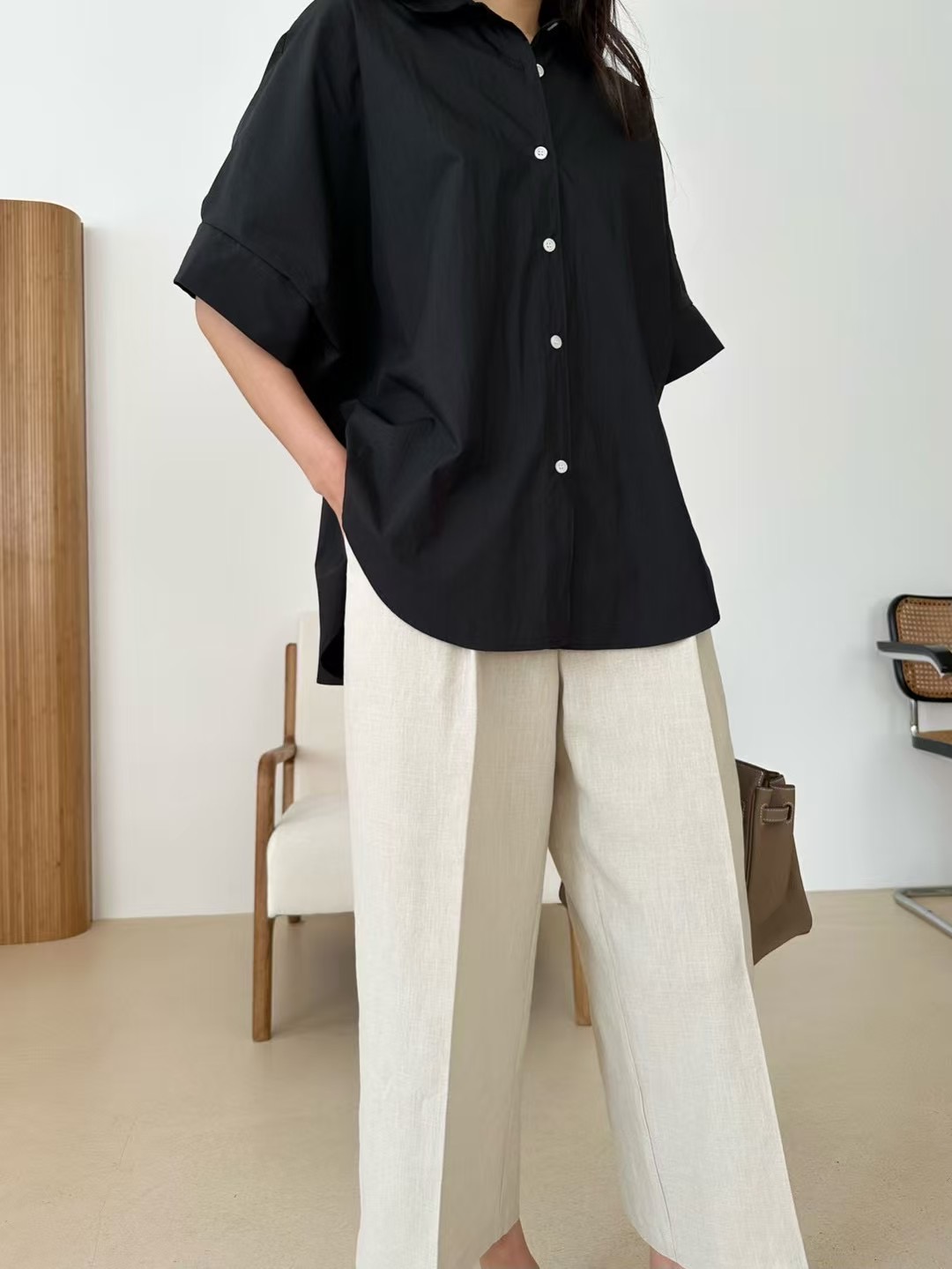 KIND-카인드-OT東大門㊣代購女士新款職業襯衫蕾絲衫綁帶KIND-ot襯衫/蕾絲衫圖色4