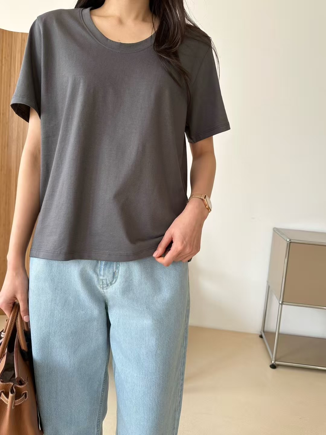KIND-카인드-OT東大門㊣直郵女裝新款職業推薦25春夏人氣T恤KIND-otT恤圖色2