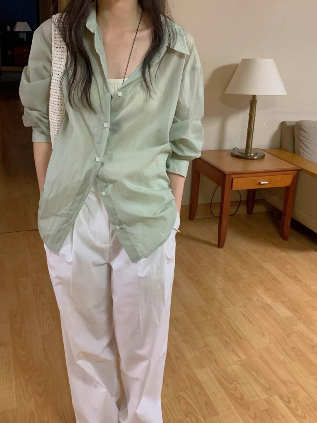 LIBRE韓國直郵㊣女士新品推薦25春夏時尚真品熱賣襯衫蕾絲衫HAY KNOCK襯衫/蕾絲衫圖色5