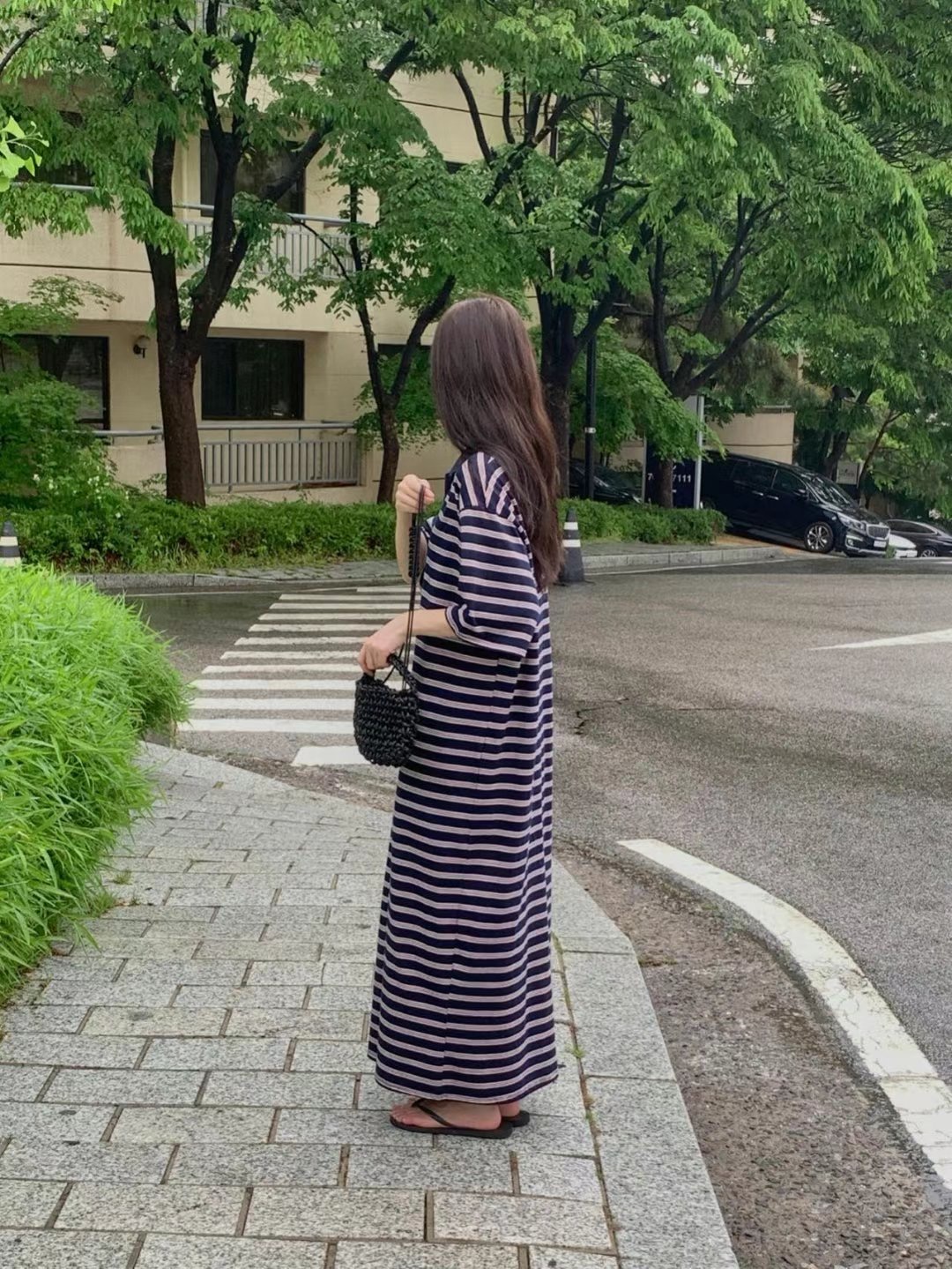 LIBRE東大門㊣實拍女士新款人氣職業真品推薦時尚25春夏連衣裙HAY KNOCK連衣裙