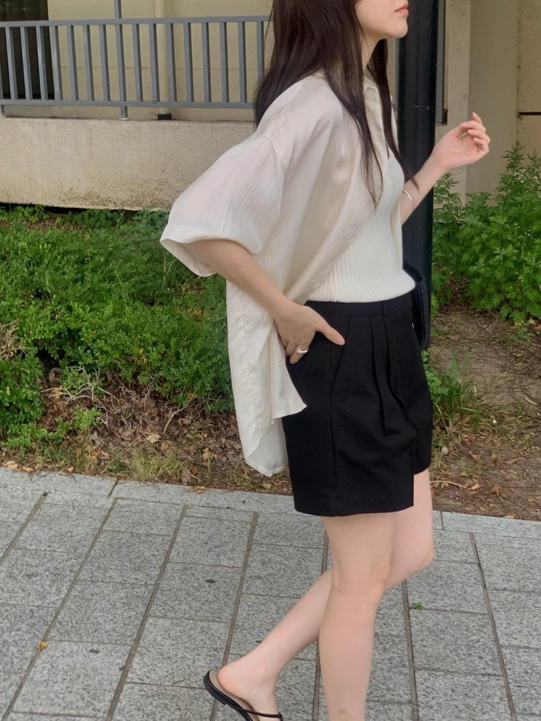 LIBRE東大門㊣直郵女裝新品熱賣時尚職業推薦真品襯衫蕾絲衫HAY KNOCK襯衫/蕾絲衫