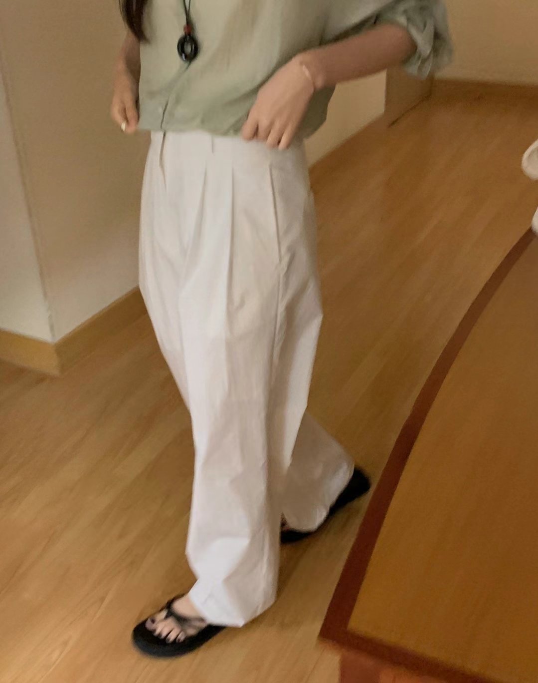 LIBRE東大門㊣直郵女裝新款25春夏人氣職業時尚推薦真品休閑褲HAY KNOCK休閑褲