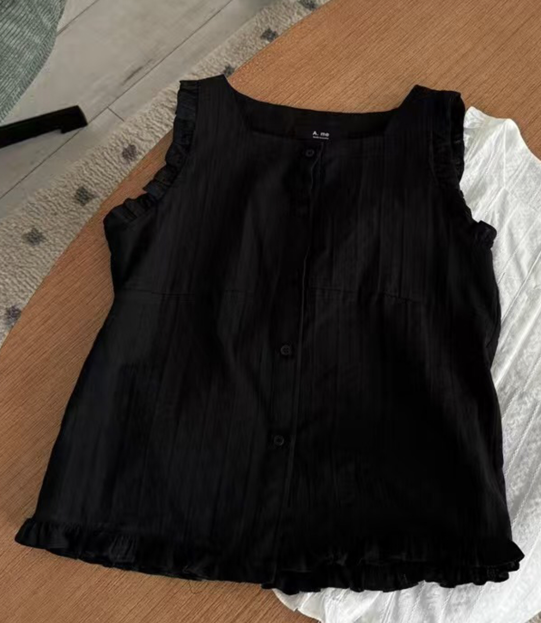 ONTHEMOOD東大門㊣直郵女士新品真品25春夏推薦人氣襯衫蕾絲衫RIPPLE襯衫/蕾絲衫圖色1