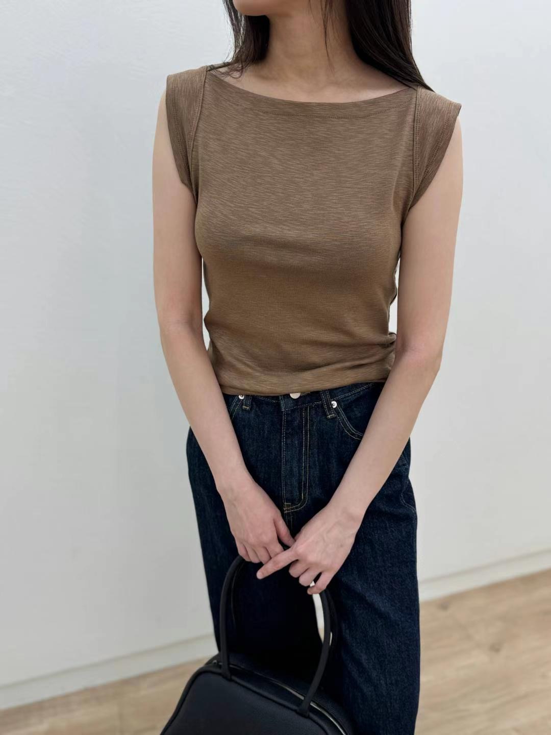 MOST韓國代購㊣女裝新品25春夏真品人氣休閑時尚推薦吊帶背心MOST吊帶/背心