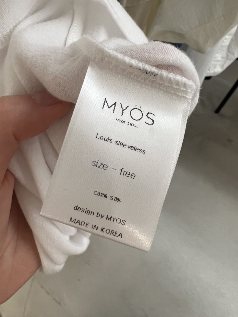 MYOS韓國直郵㊣女裝新款熱賣推薦休閑人氣時尚職業吊帶背心MYOS吊帶/背心