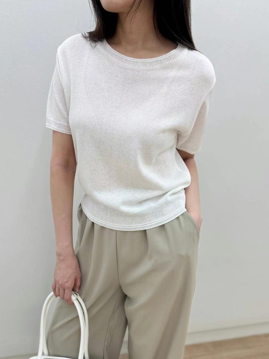 MOST韓國代購㊣女裝新款人氣推薦熱賣休閑真品職業25春夏針織衫MOST針織衫圖色1