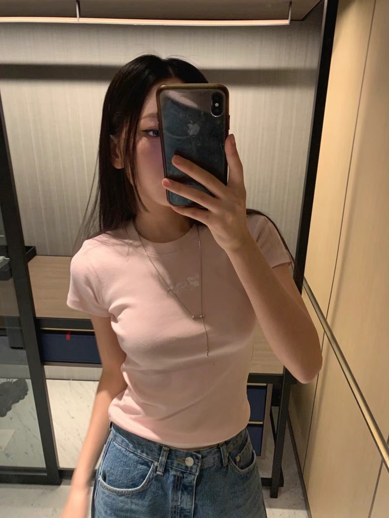 FORMAL東大門㊣實拍女士新品人氣熱賣職業推薦時尚真品T恤刺繡FORMALT恤圖色2