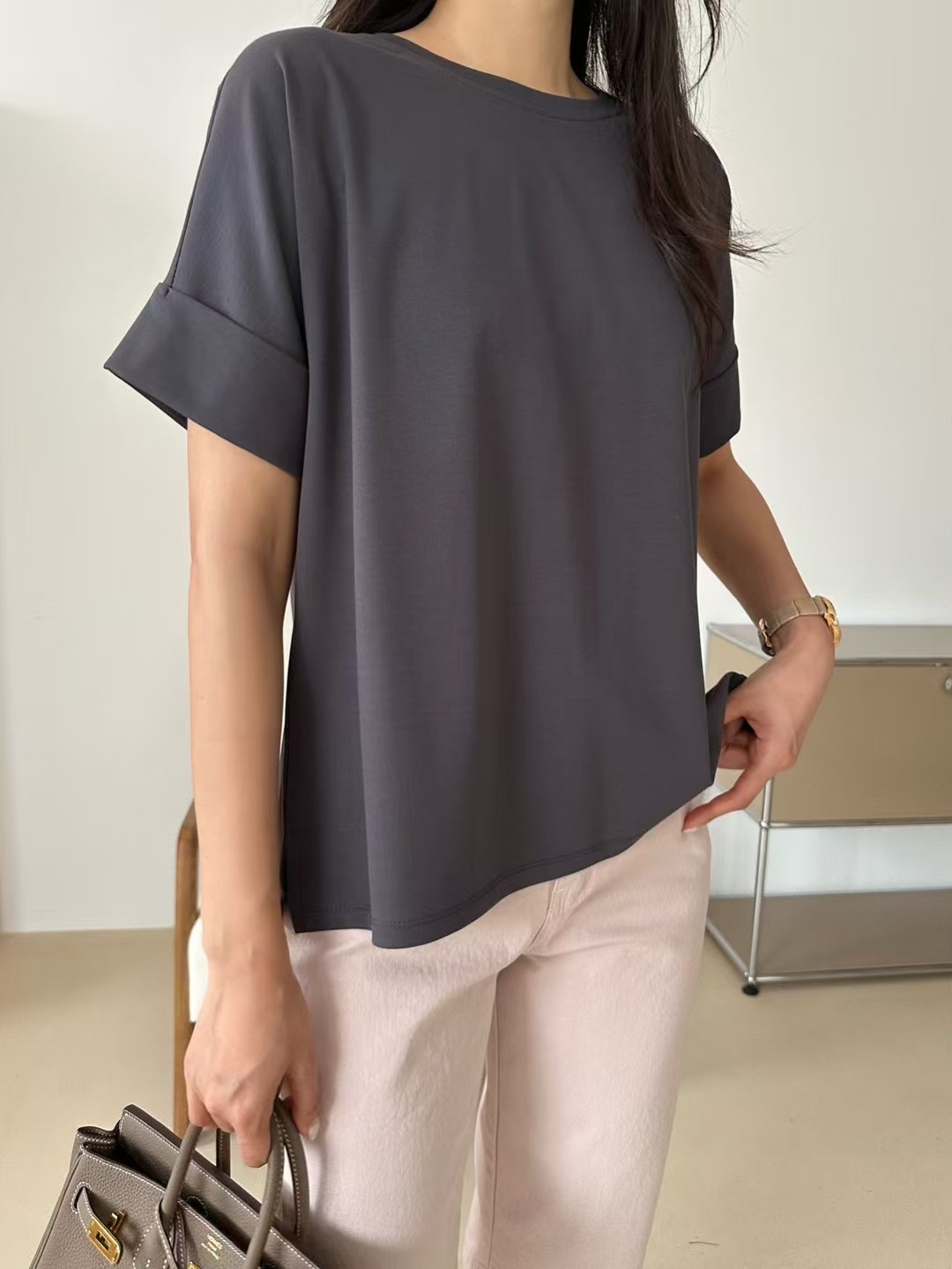KIND-카인드-OT韓國直郵㊣女裝新品25春夏職業人氣時尚T恤KIND-otT恤圖色3