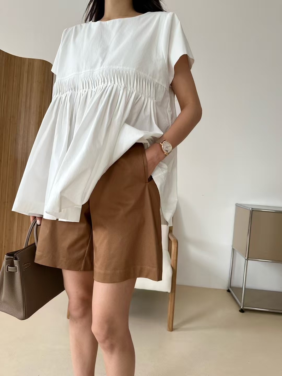 KIND-카인드-OT東大門㊣代購女裝新款真品人氣休閑熱賣短褲KIND-ot短褲圖色3