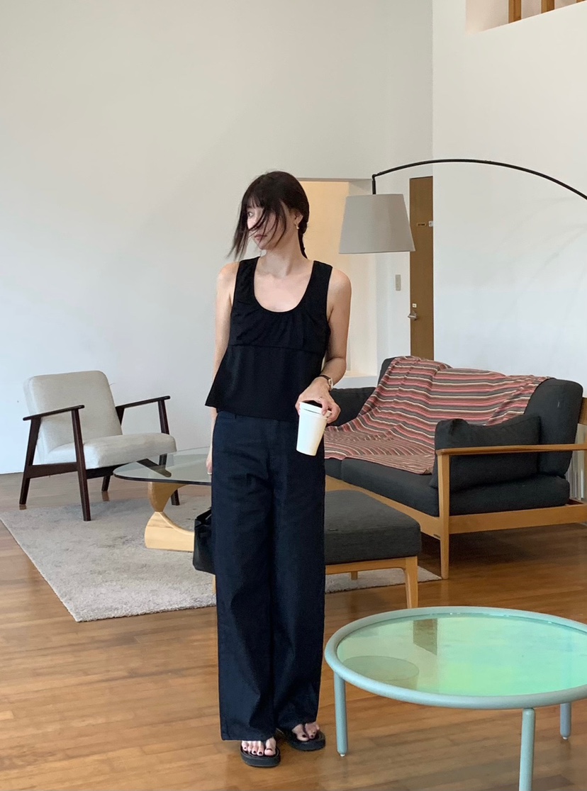 COURGETTE東大門㊣實拍女裝新品真品熱賣人氣推薦休閑吊帶背心COURGETTE吊帶/背心