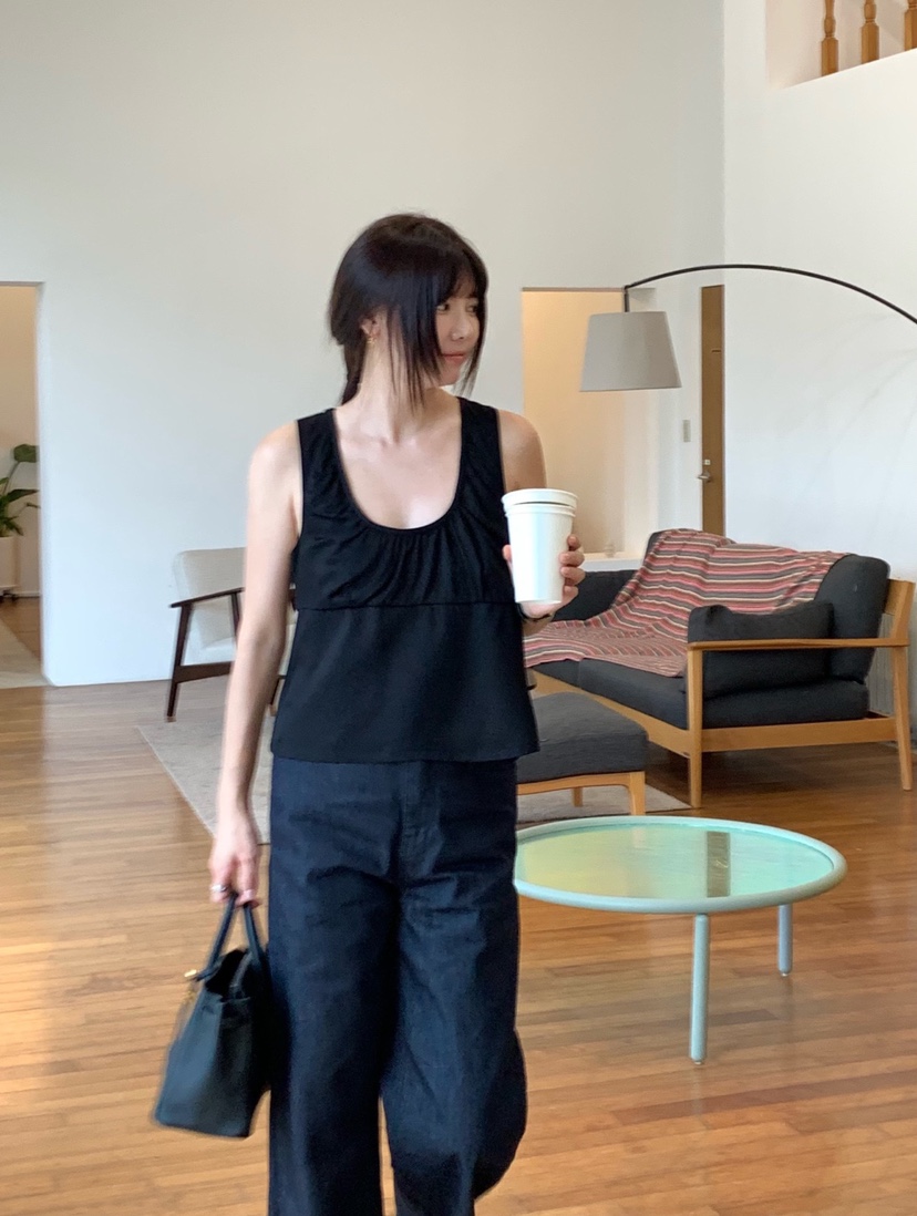 COURGETTE東大門㊣實拍女裝新品真品熱賣人氣推薦休閑吊帶背心COURGETTE吊帶/背心